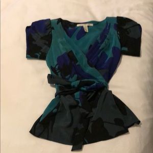 Vintage Diane von Furstenberg silk wrap top